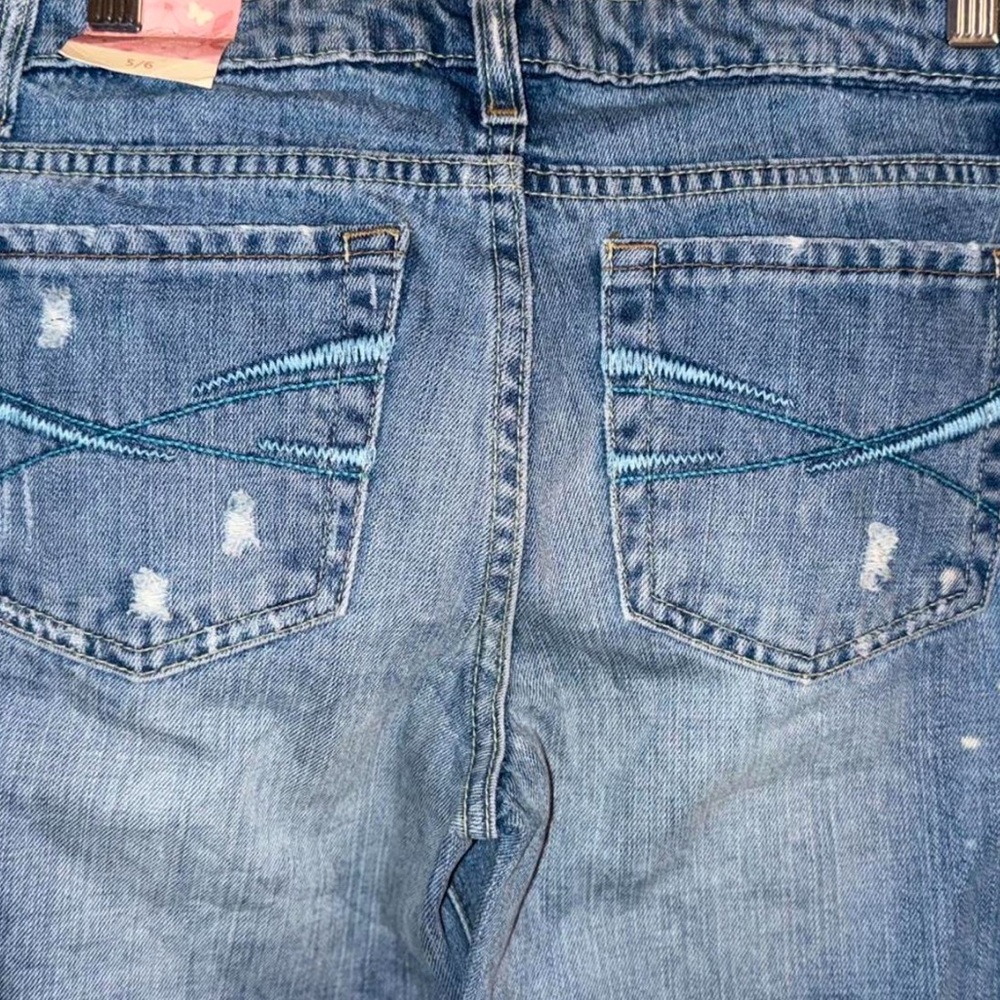 RARE Y2K NWT Aeropostale Distressed Blue Denim Jeans